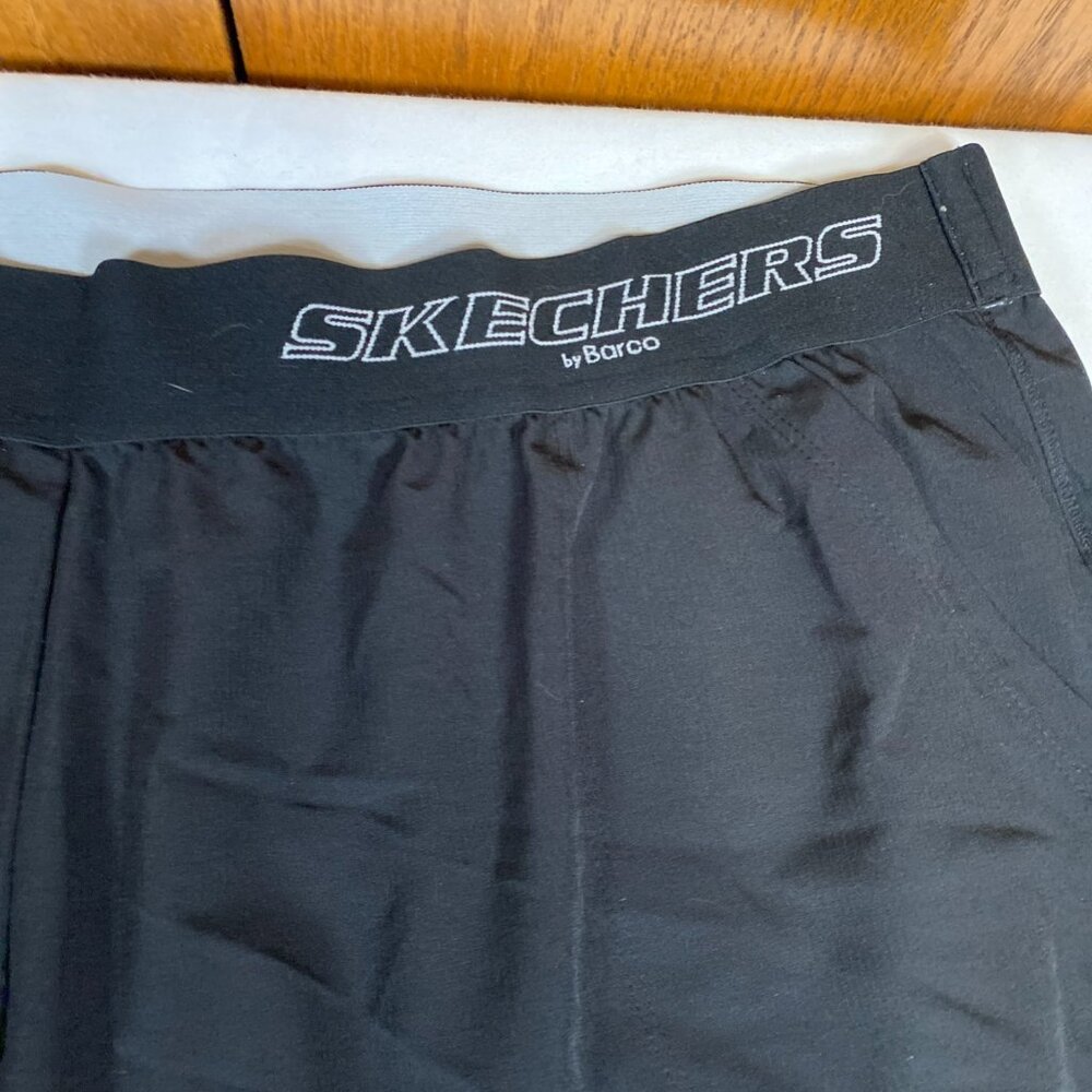 Skechers by Barco Logo Waist Vitality Scrubs Bottoms Women's 3XL Black Polyester - Picture 4 of 8